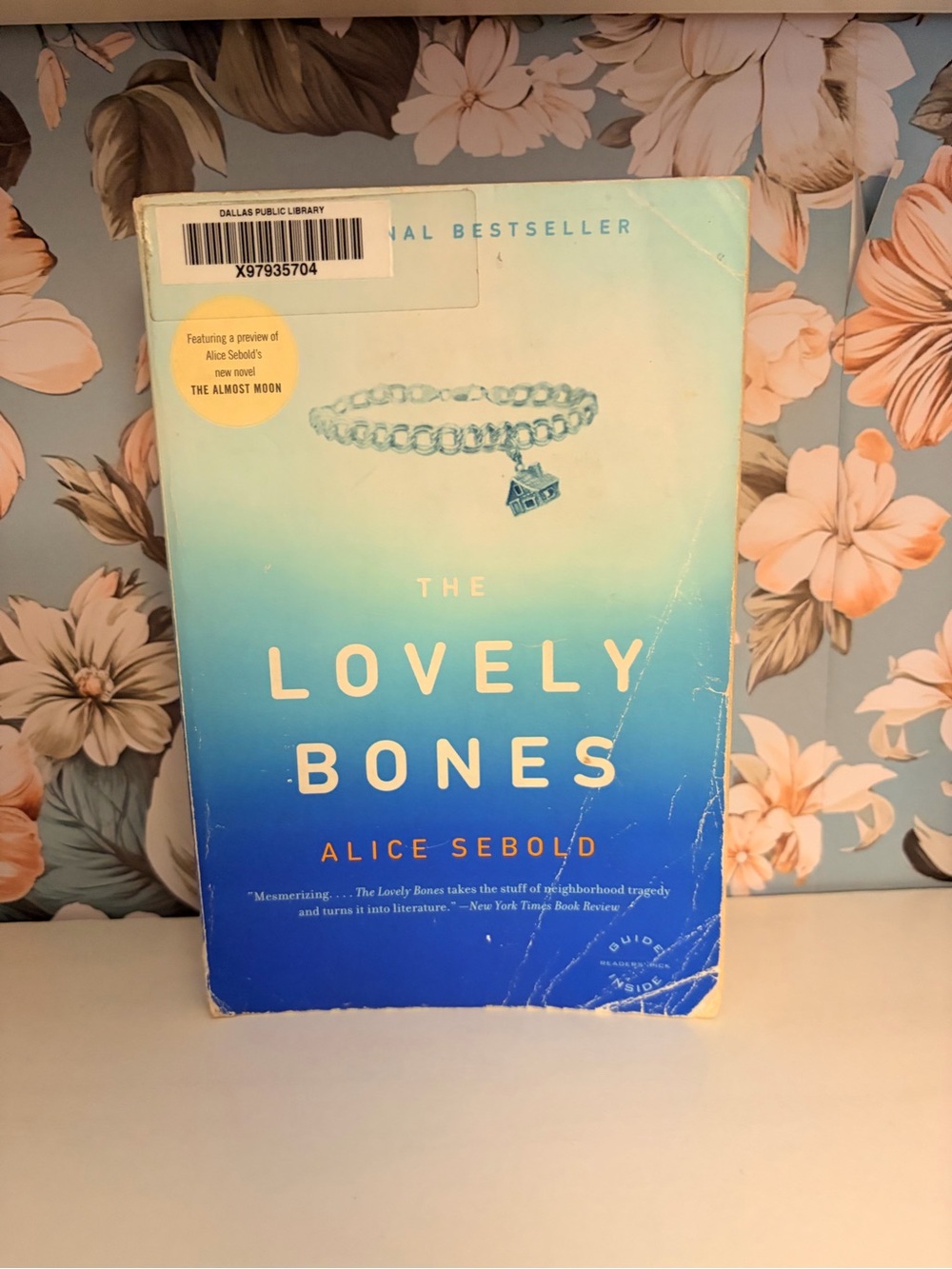 The Lovely Bones Alice Sebold Paperback Novel Ex-Library Copy